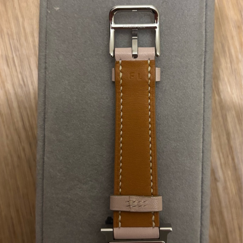 Hermes 坦克H銀手錶-粉色-7