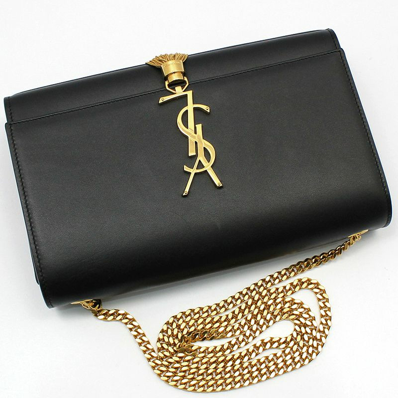 【包稅】SAINT LAURENT 金色字母流蘇 Kate 中號鏈條單肩包-2