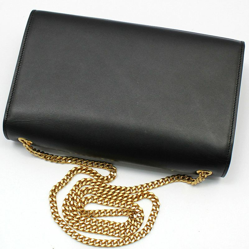 【包稅】SAINT LAURENT 金色字母流蘇 Kate 中號鏈條單肩包-3