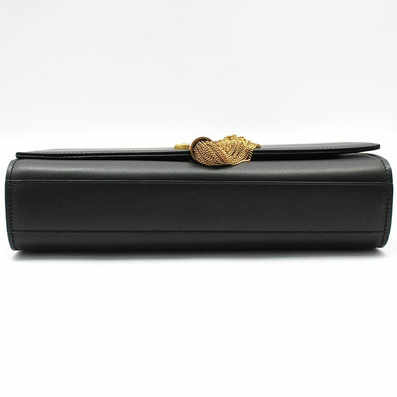 【包稅】SAINT LAURENT 金色字母流蘇 Kate 中號鏈條單肩包-4