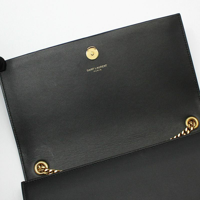 【包稅】SAINT LAURENT 金色字母流蘇 Kate 中號鏈條單肩包-8