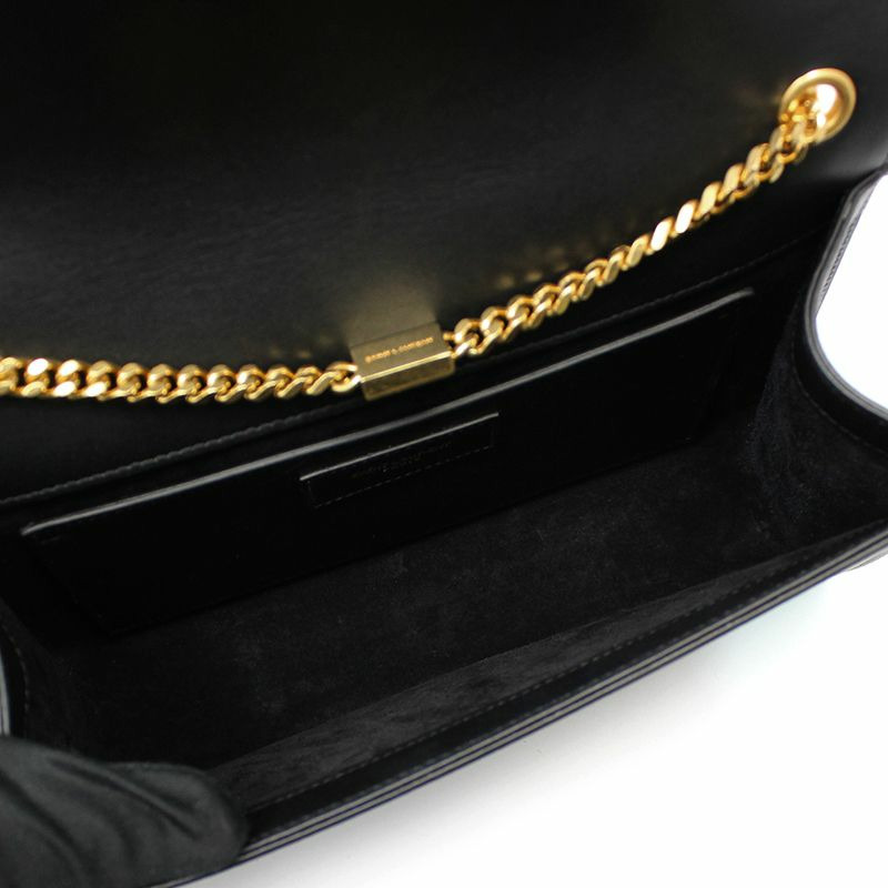 【包稅】SAINT LAURENT 金色字母流蘇 Kate 中號鏈條單肩包-10