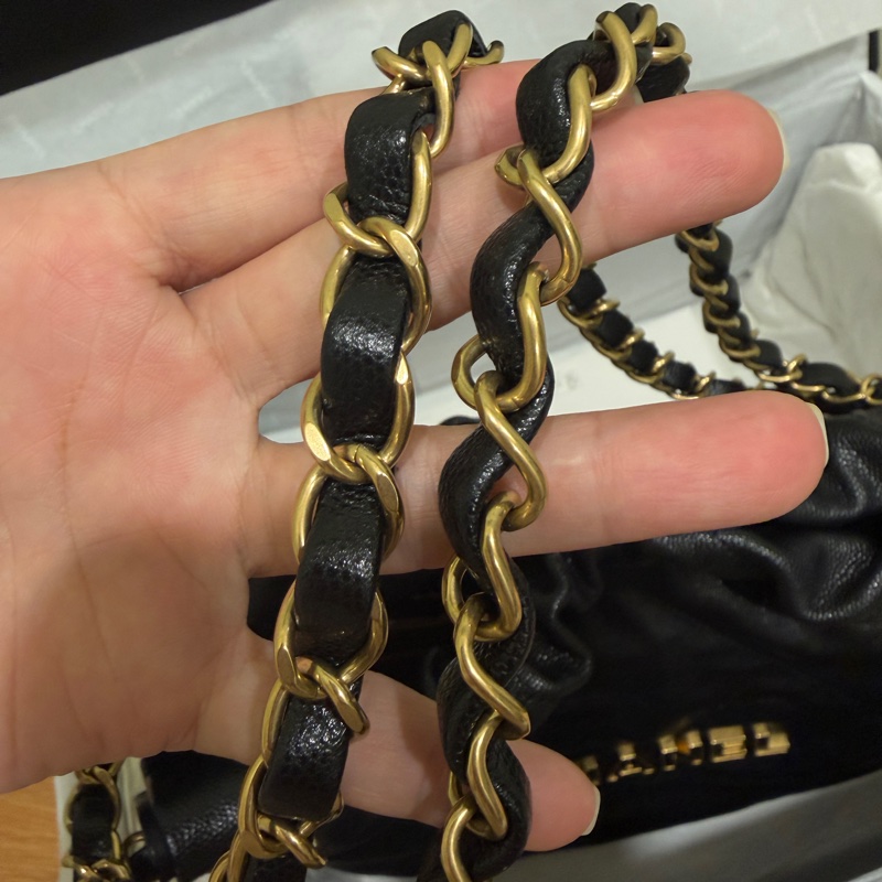 Chanel 22bag 小號 荔枝皮-15