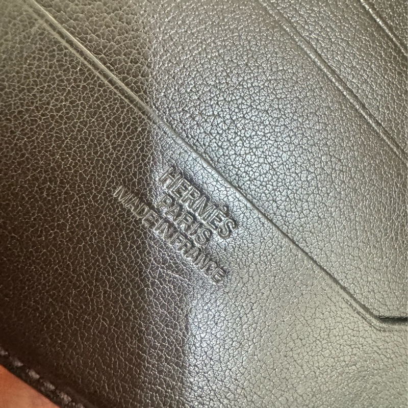 Hermès swift 皮短夾-7