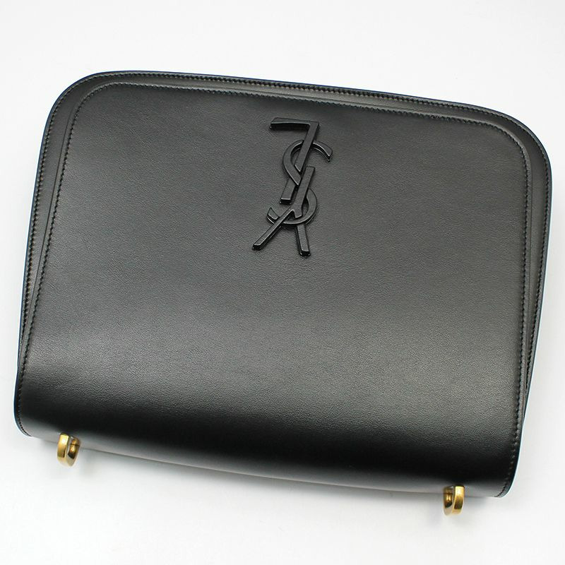 【包稅】SAINT LAURENT 黑色 Monogram Spontini 中型單肩包-2