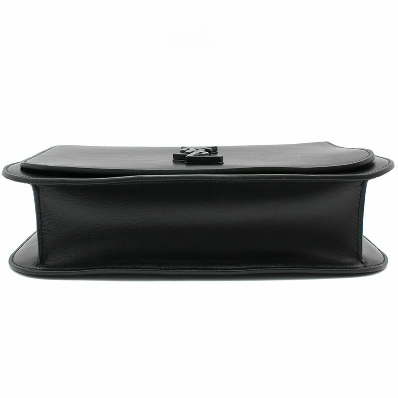 【包稅】SAINT LAURENT 黑色 Monogram Spontini 中型單肩包-4