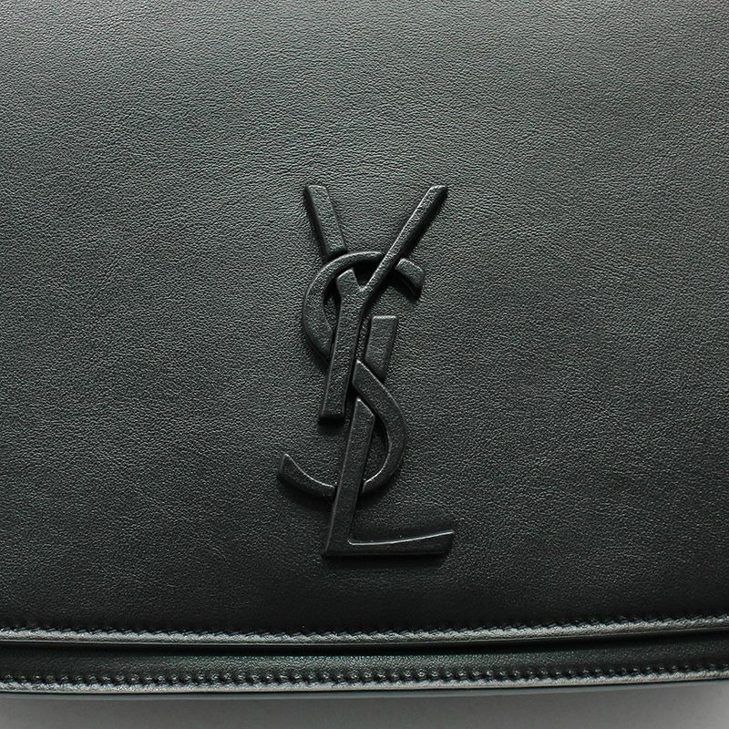 【包稅】SAINT LAURENT 黑色 Monogram Spontini 中型單肩包-5