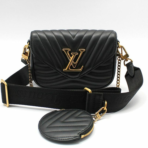 【包稅】LOUIS VUITTON 黑色新浪多功能斜挎包