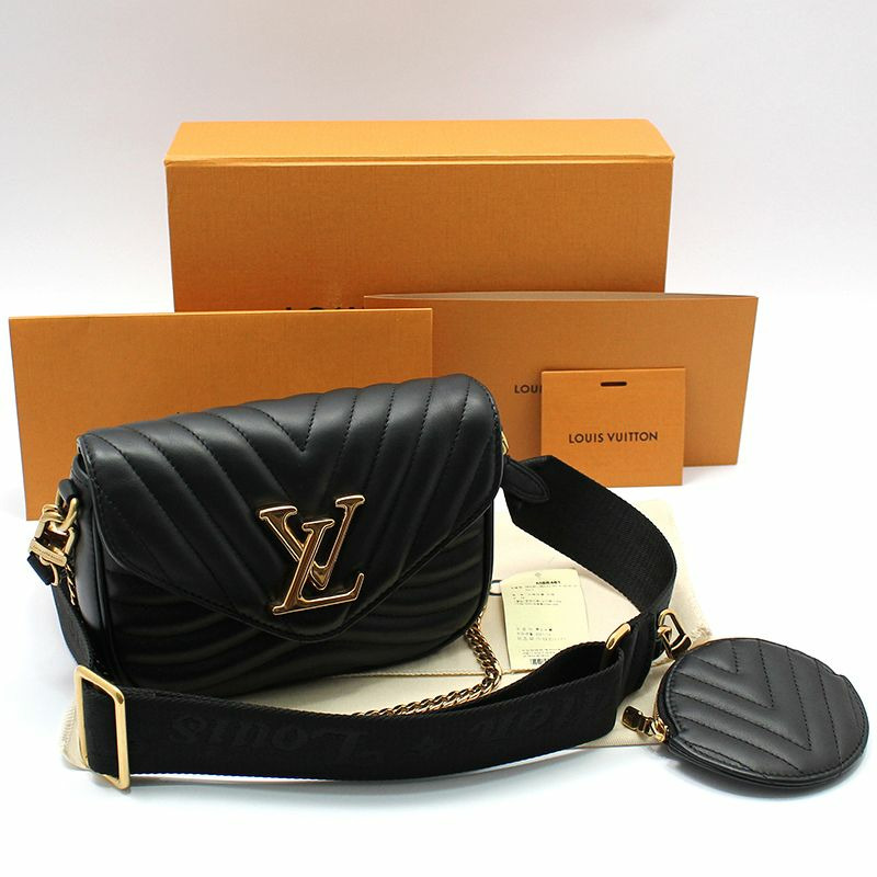 【包稅】LOUIS VUITTON 黑色新浪多功能斜挎包-1