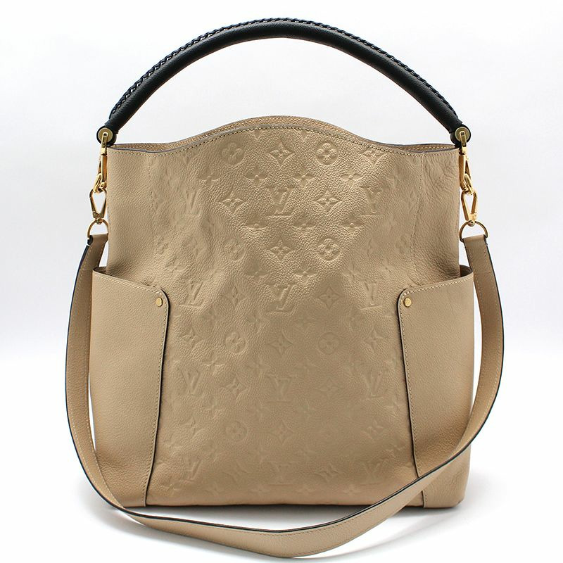 【包稅】LOUIS VUITTON Monogram Empreinte Bagatelle 流浪漢單肩包-0