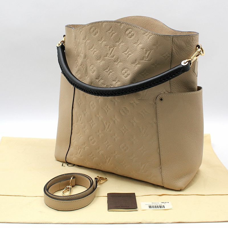 【包稅】LOUIS VUITTON Monogram Empreinte Bagatelle 流浪漢單肩包-1