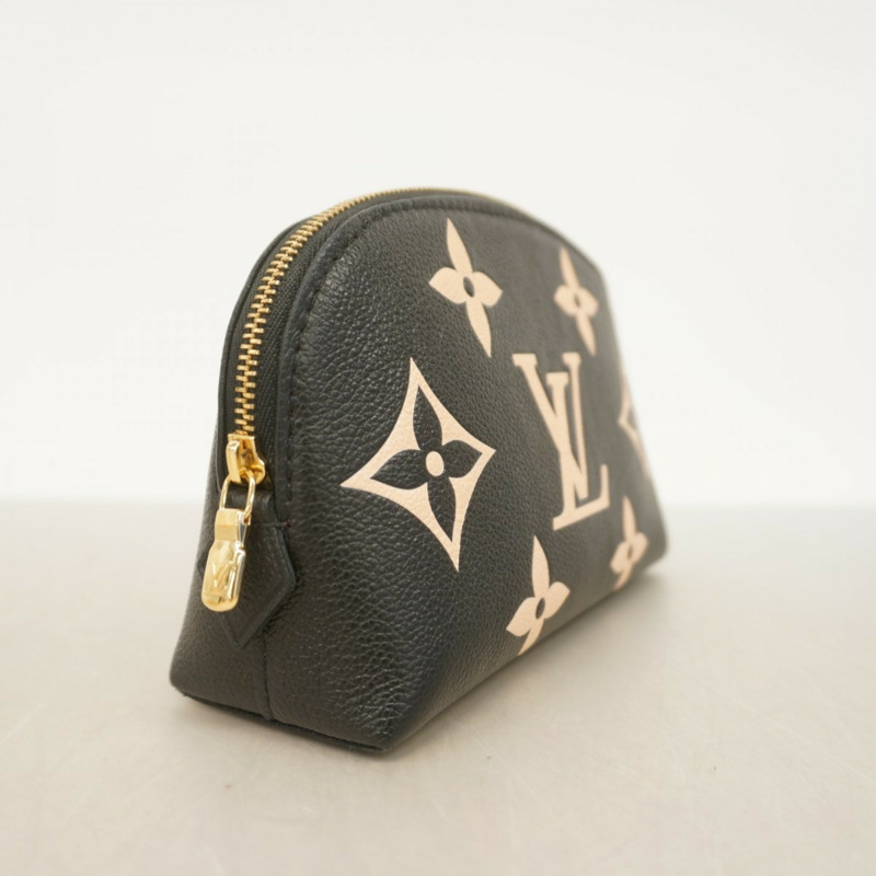 路易威登 Monogram Empreinte 雙色 Pochette Tick PM M59086 黑色/米色 女士包/手拿包-1