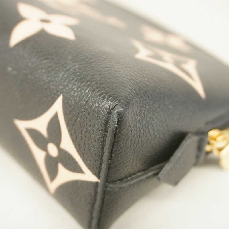 路易威登 Monogram Empreinte 雙色 Pochette Tick PM M59086 黑色/米色 女士包/手拿包-6