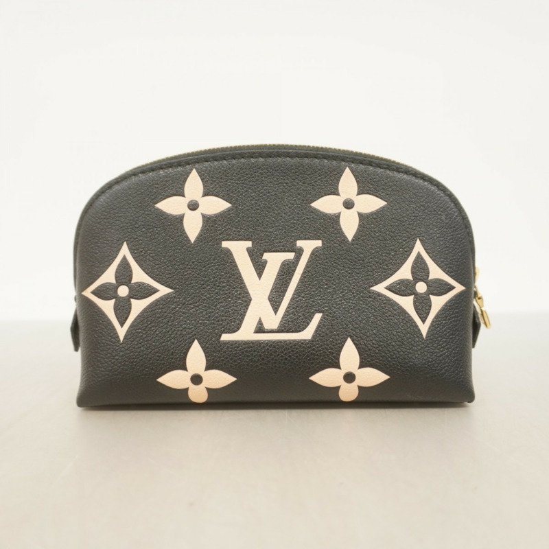 路易威登 Monogram Empreinte 雙色 Pochette Tick PM M59086 黑色/米色 女士包/手拿包-8