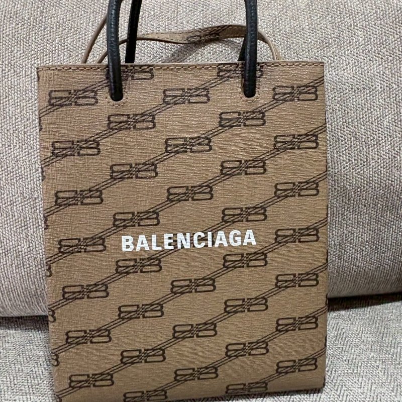 巴黎世家BB Monogram 托特手機購物斜挎包-0