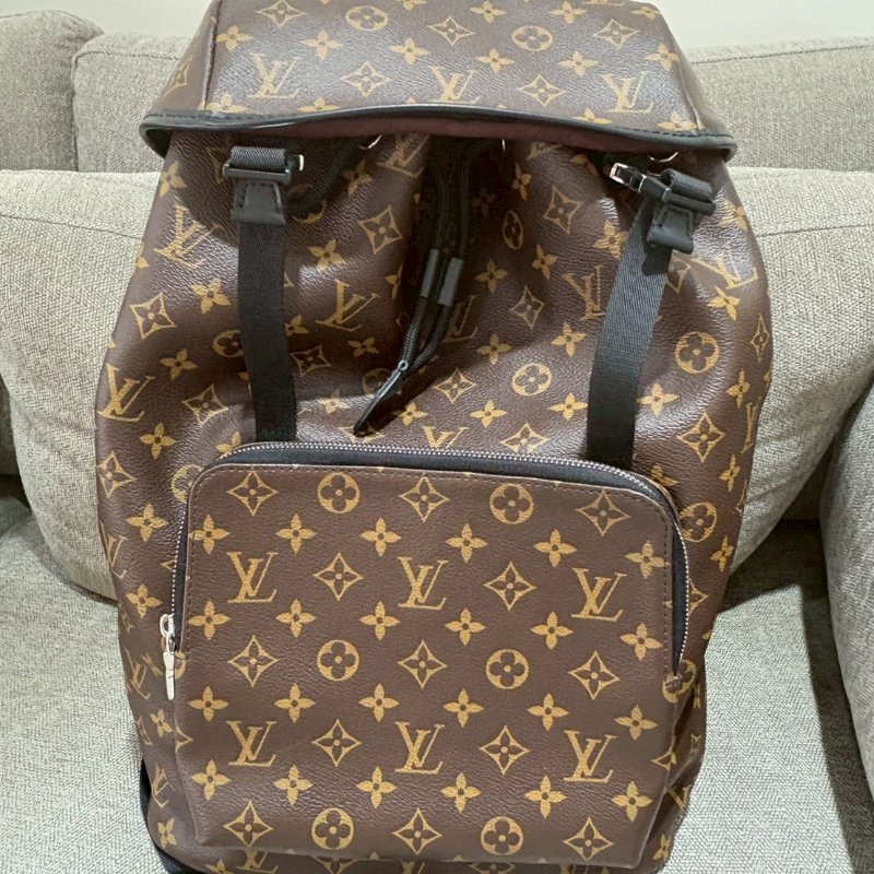 LV 老花 雙肩後背包-0