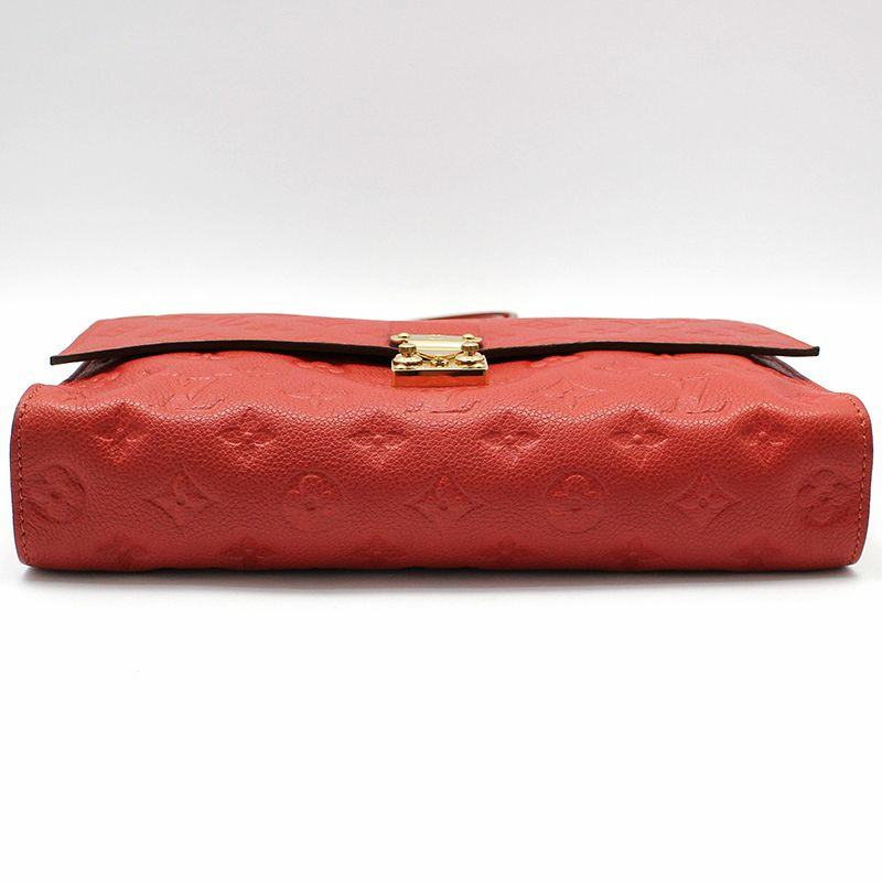 【包稅】LOUIS VUITTON Monogram Empreinte 金色羊絨單肩包-4