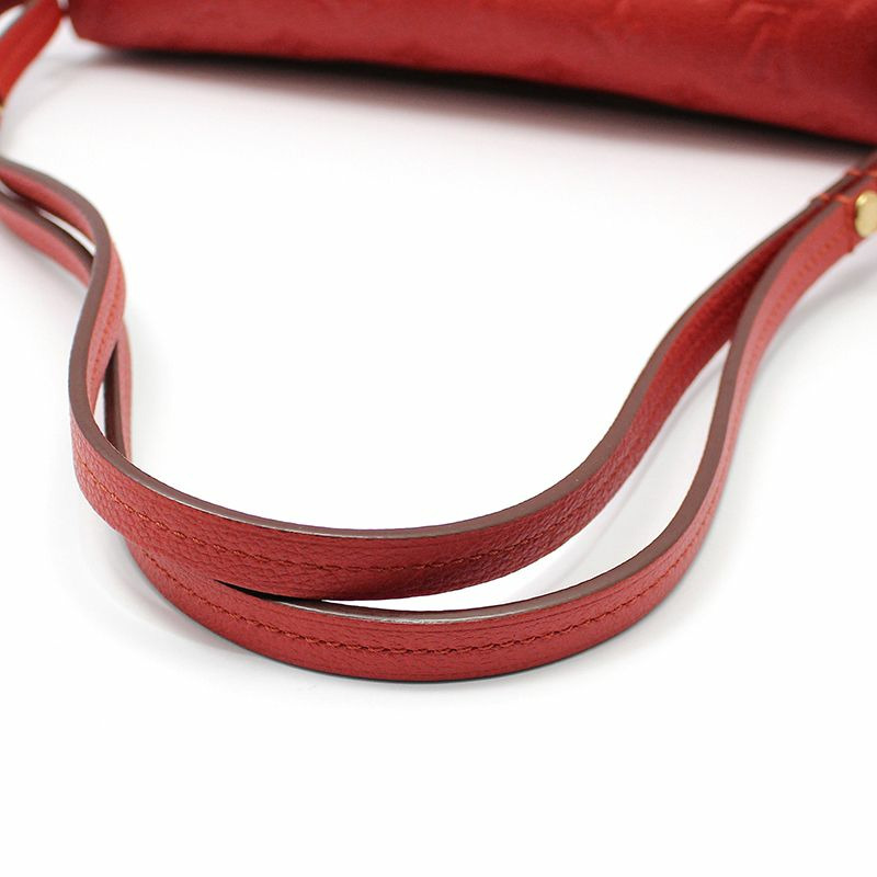 【包稅】LOUIS VUITTON Monogram Empreinte 金色羊絨單肩包-6