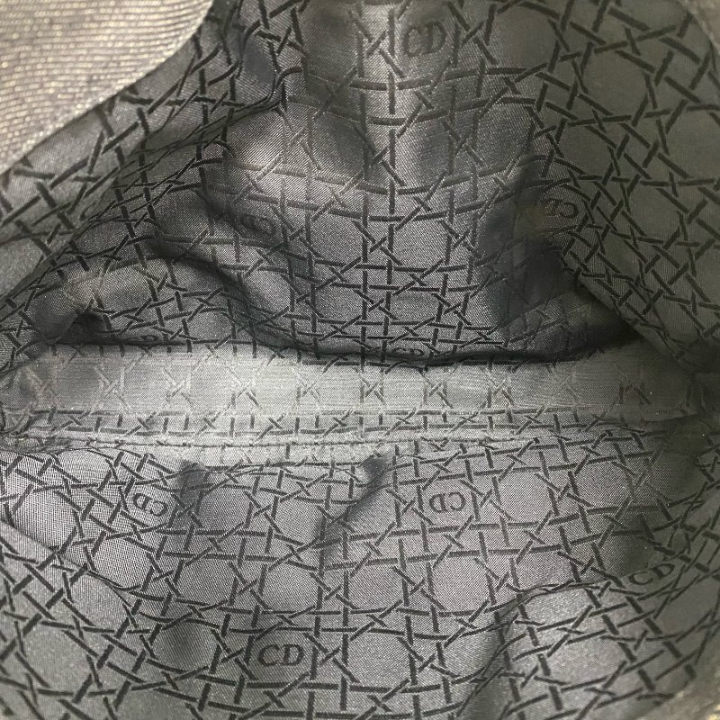 ☆ Christian Dior 迪奧 Black Denim Lady 2 Way Bag 黑色牛仔布兩用袋 - 257026902-11