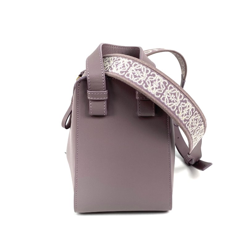 △ Loewe 羅意威 Purple Calfskin Mini Hammock 2 Way Bag 紫色小牛皮兩用袋 - 257027102-2
