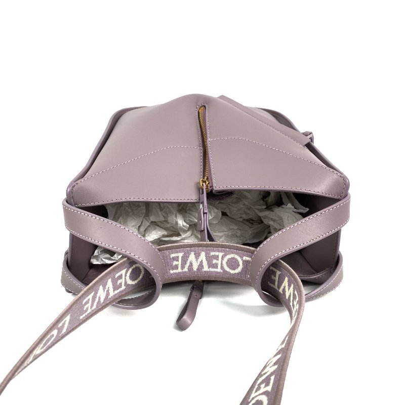 △ Loewe 羅意威 Purple Calfskin Mini Hammock 2 Way Bag 紫色小牛皮兩用袋 - 257027102-6