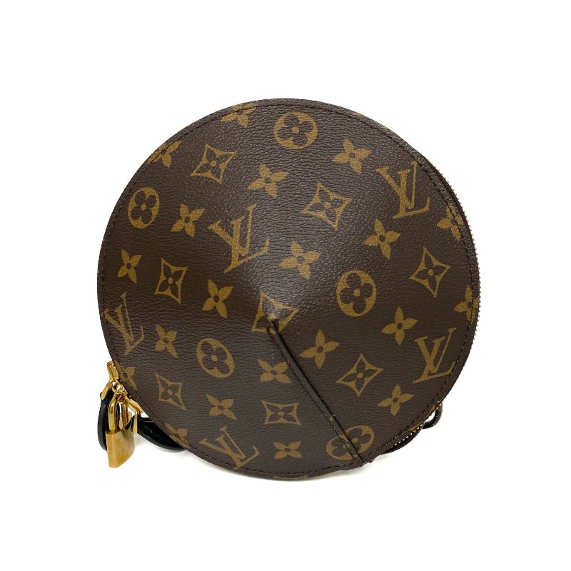 △ Louis Vuitton 路易威登 Brown Coated Canvas Monogram Toupie Hand Bag M44592 啡色圖層帆布經典老花手袋 - 257027083-2