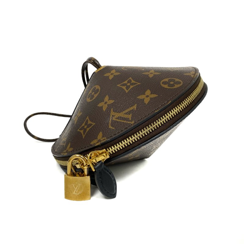 △ Louis Vuitton 路易威登 Brown Coated Canvas Monogram Toupie Hand Bag M44592 啡色圖層帆布經典老花手袋 - 257027083-3