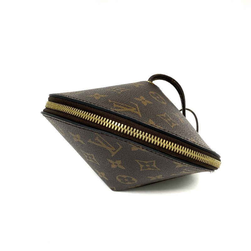 △ Louis Vuitton 路易威登 Brown Coated Canvas Monogram Toupie Hand Bag M44592 啡色圖層帆布經典老花手袋 - 257027083-4