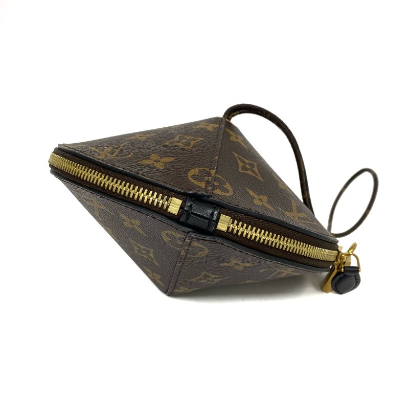 △ Louis Vuitton 路易威登 Brown Coated Canvas Monogram Toupie Hand Bag M44592 啡色圖層帆布經典老花手袋 - 257027083-6