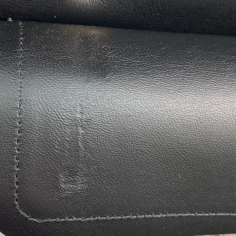 △ Chanel 香奈兒 CF25 Black Lambskin Gold Tone Metal Classic Double Flap Chain Shoulder Bag A01112 No.25 黑色小羊皮金色金屬鎖鏈肩背袋No.25 - 257027053-19