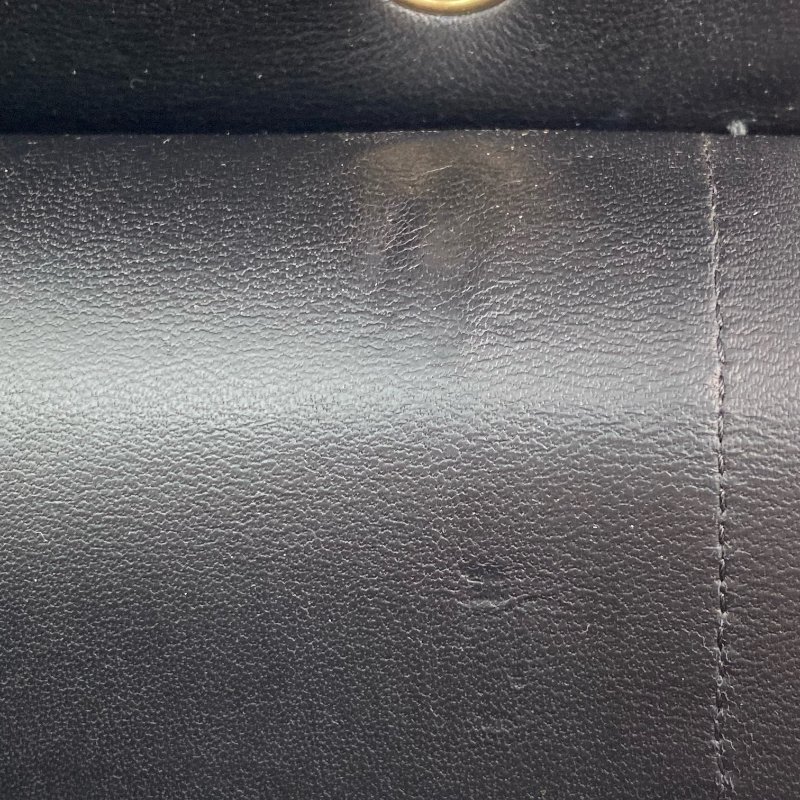 △ Chanel 香奈兒 CF25 Black Lambskin Gold Tone Metal Classic Double Flap Chain Shoulder Bag A01112 No.25 黑色小羊皮金色金屬鎖鏈肩背袋No.25 - 257027053-20