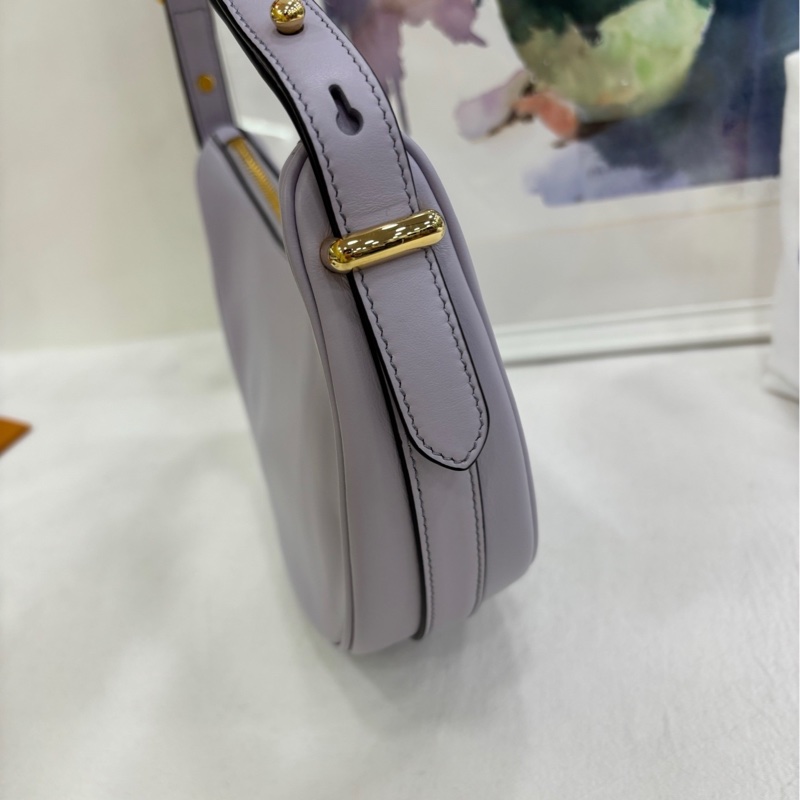 Prada 淡紫色arque hobo斜背包腋下 全新-2