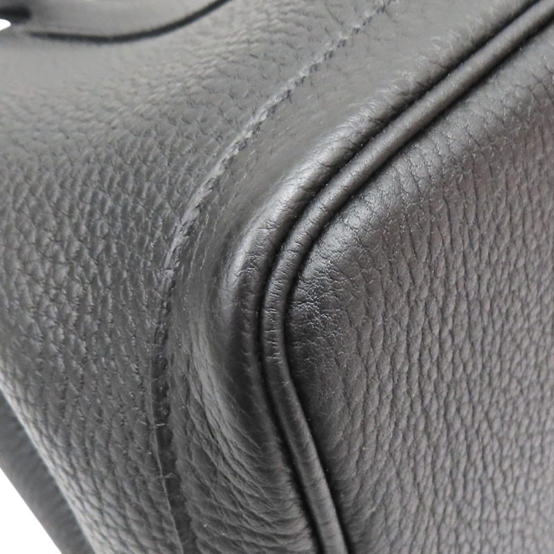 黑色 Negonda牛皮 Garden Party 30 手提包 B刻【HERMES 愛馬仕】-11