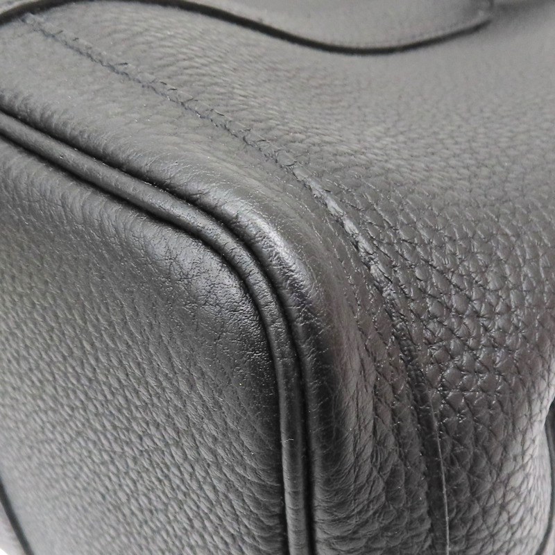 黑色 Negonda牛皮 Garden Party 30 手提包 B刻【HERMES 愛馬仕】-12