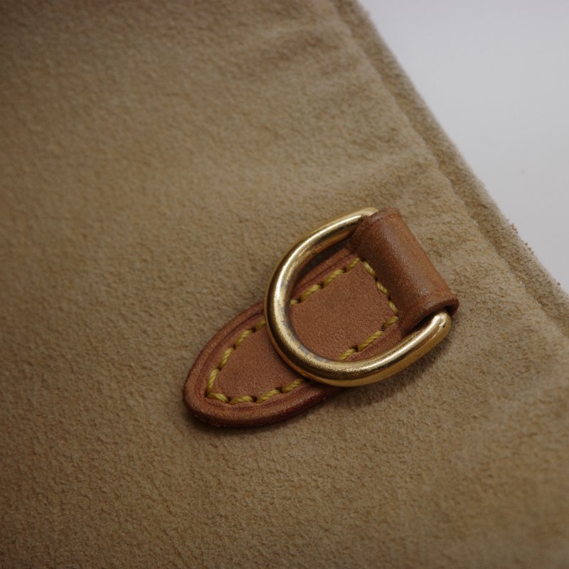 Louis Vuitton路易威登Hampstead MM Damier Azur 白棋盤格 帆布 托特包-10