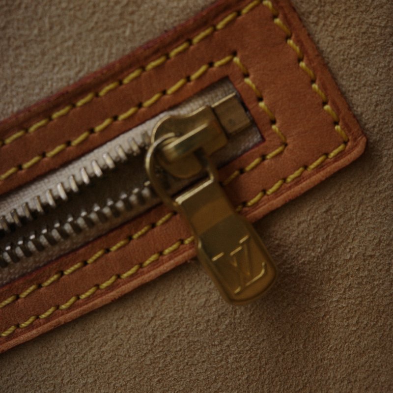 Louis Vuitton路易威登Hampstead MM Damier Azur 白棋盤格 帆布 托特包-14