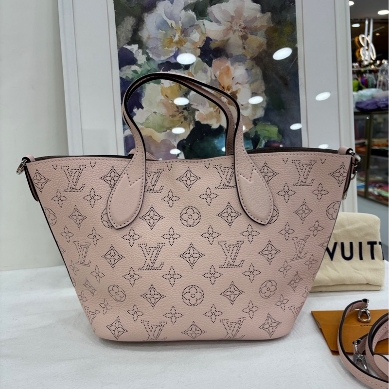 Louis Vuitton/路易威登 lv blossom 月光女神 手提 淡粉紅色 閒置 有購證 尺寸：20X12.5X20cm 晶片-1