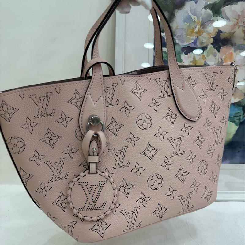 Louis Vuitton/路易威登 lv blossom 月光女神 手提 淡粉紅色 閒置 有購證 尺寸：20X12.5X20cm 晶片-7