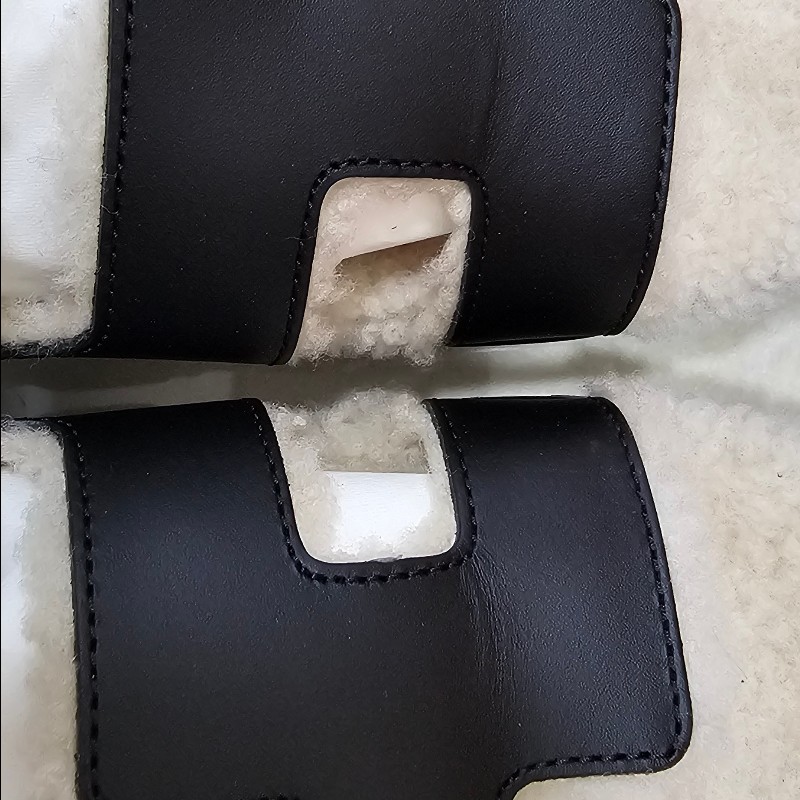 愛馬仕二舅毛毛托 EU37 黑色-4