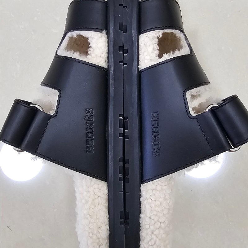 愛馬仕二舅毛毛托 EU37 黑色-9