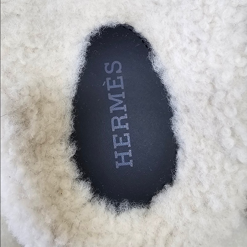 愛馬仕二舅毛毛托 EU37 黑色-11