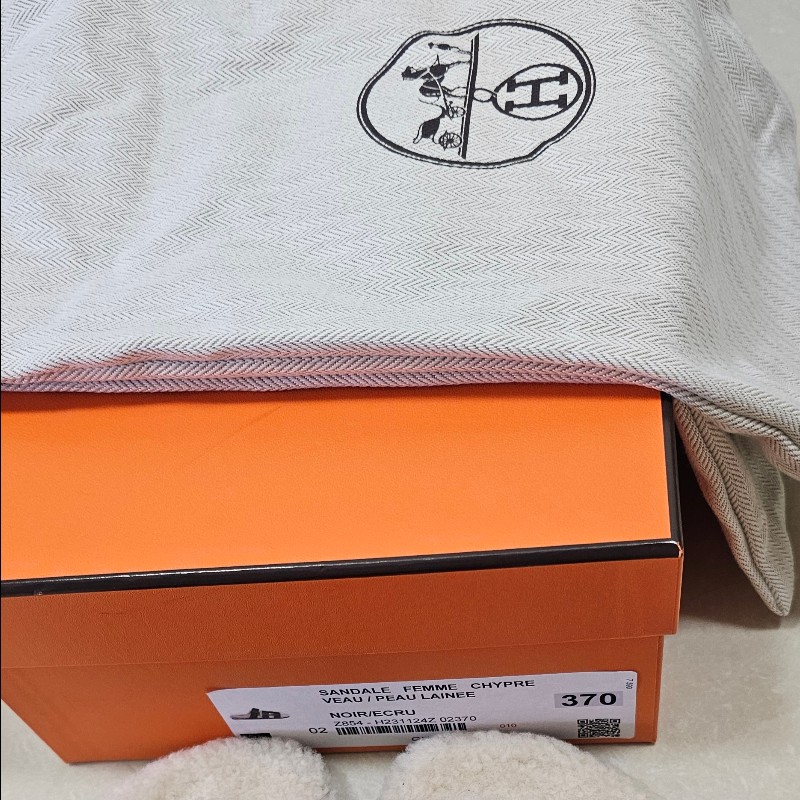 愛馬仕二舅毛毛托 EU37 黑色-20