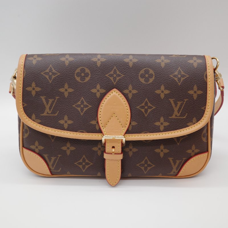 Louis Vuitton 路易威登 Diane 老花 塗層帆布 手提包 肩背包 斜背包-2