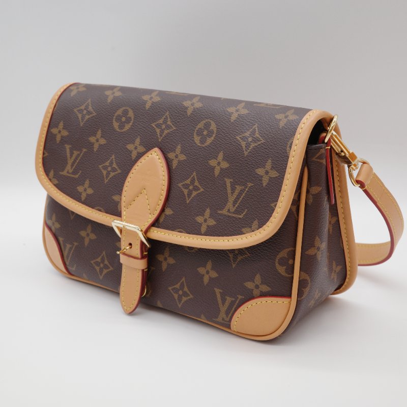 Louis Vuitton 路易威登 Diane 老花 塗層帆布 手提包 肩背包 斜背包-3