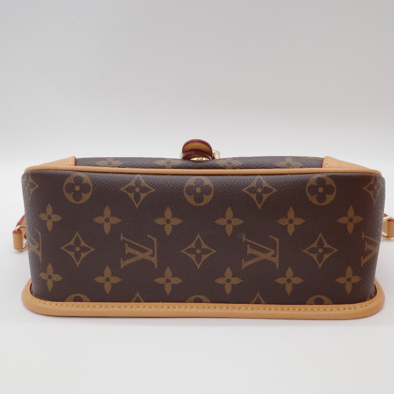 Louis Vuitton 路易威登 Diane 老花 塗層帆布 手提包 肩背包 斜背包-6