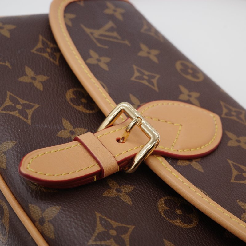 Louis Vuitton 路易威登 Diane 老花 塗層帆布 手提包 肩背包 斜背包-7