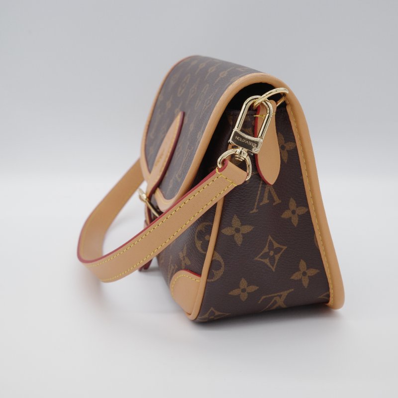 Louis Vuitton 路易威登 Diane 老花 塗層帆布 手提包 肩背包 斜背包-3