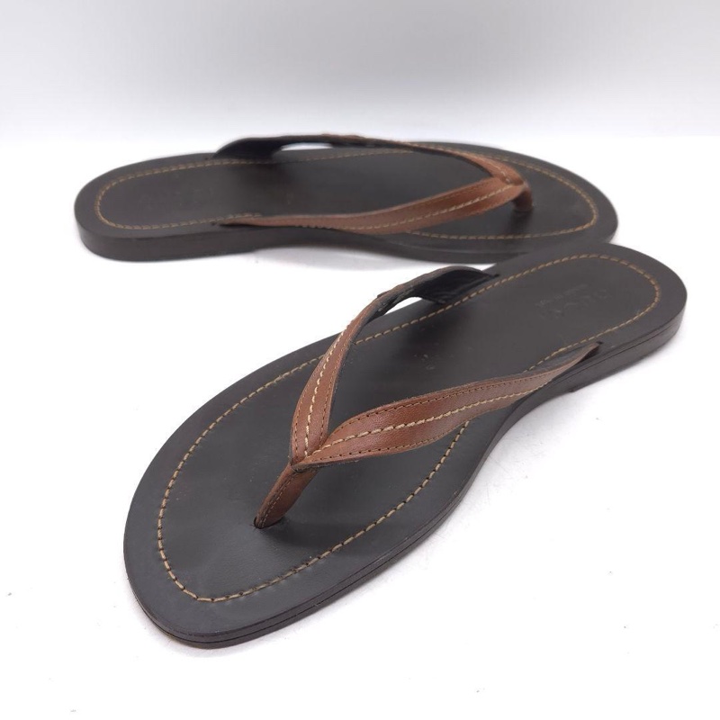 🕴️新上架🕴️Gucci 頂級奢華真皮夾腳人字拖鞋-11