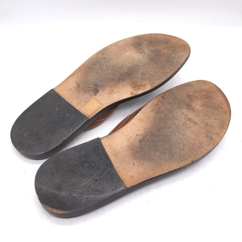 🕴️新上架🕴️Gucci 頂級奢華真皮夾腳人字拖鞋-13