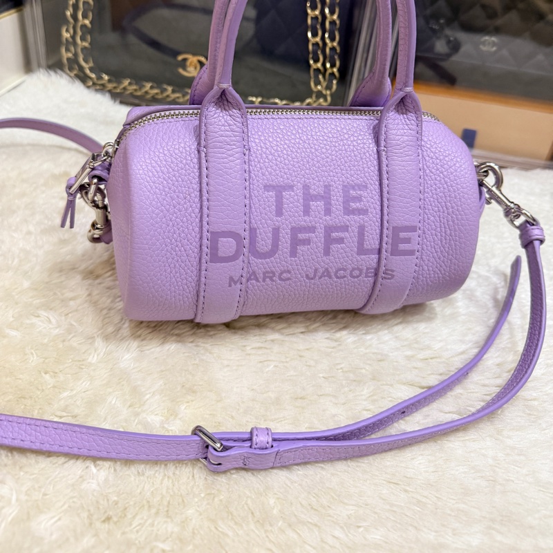 很漂亮的薰衣草紫 Marc jacbos保齡球 圓筒 斜背包-23